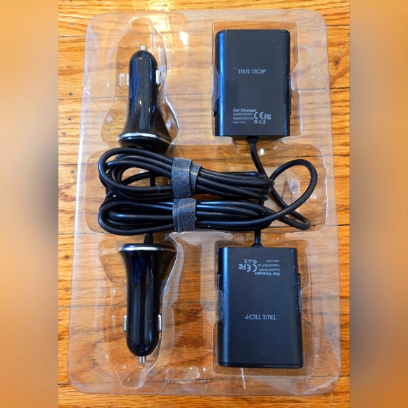 True Tech Backseat Car Charging System - Picture 1 of 3